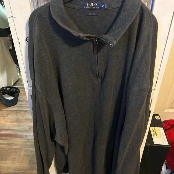 Polo Ralph Lauren Other - Polo by Ralph Lauren Men's Charcoal Zip-Up Sweater